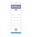 Zasouvací etikety pro pákové pořadače Donau 7,5 cm, 20 ks