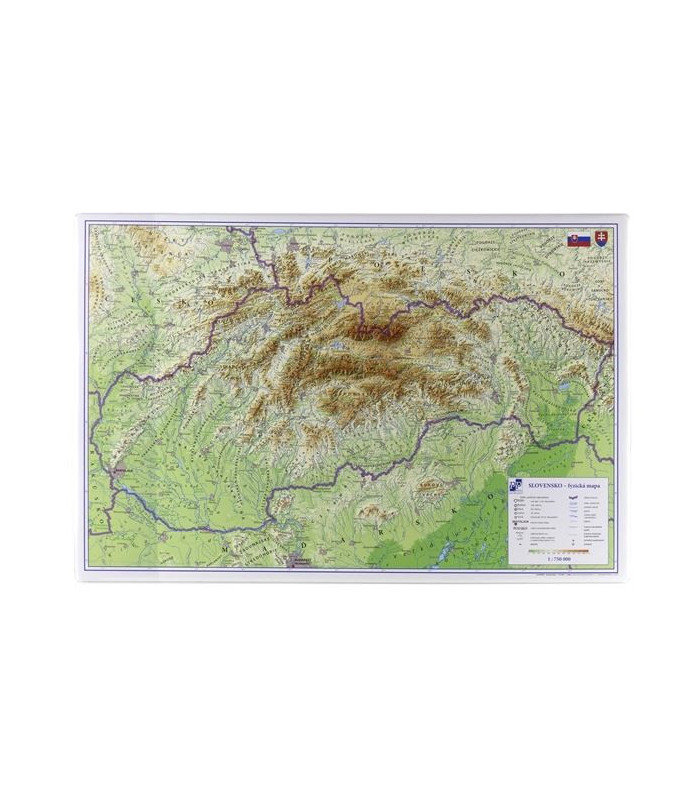 Podložka na stůl - mapa SR