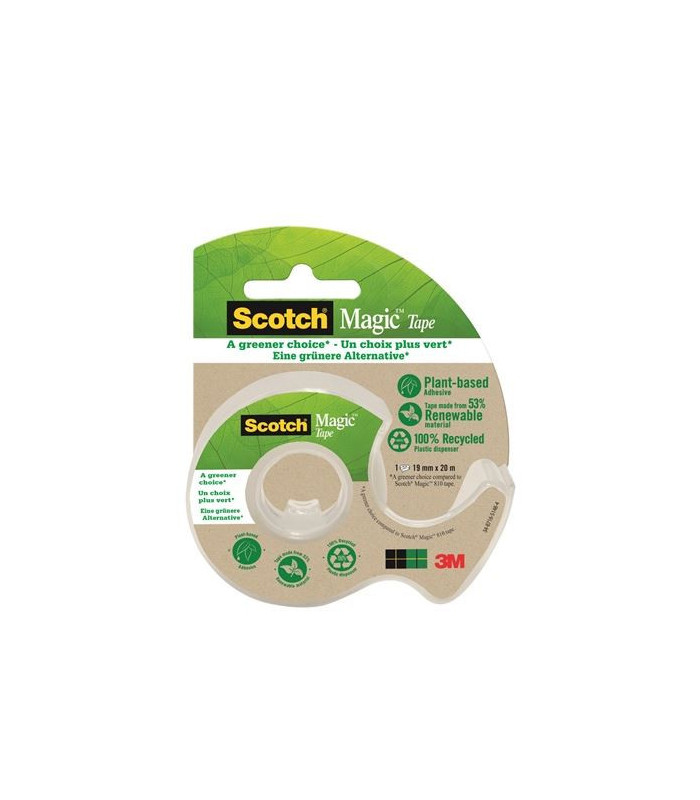 Lepicí páska s odvíječem Scotch Magic, recyklovaná, Popisovatelná