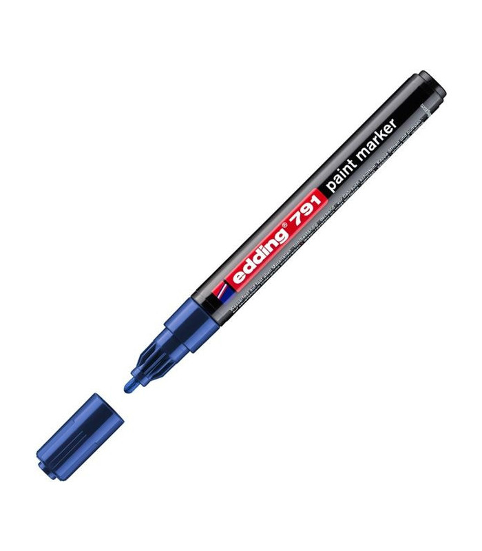 Lakový popisovač edding 791, modrý