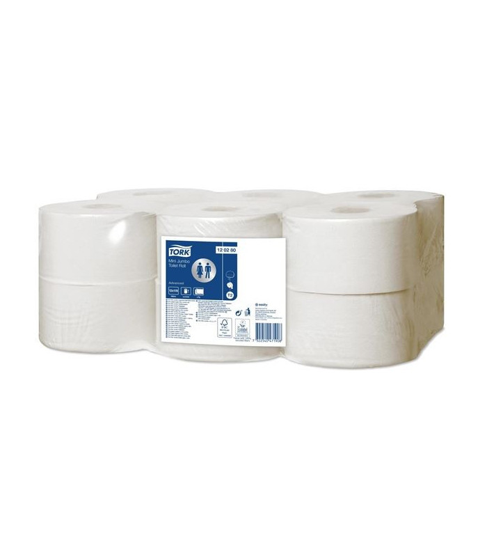 Toaletní papír Tork Mini Jumbo T2, 2vr., 12 rolí