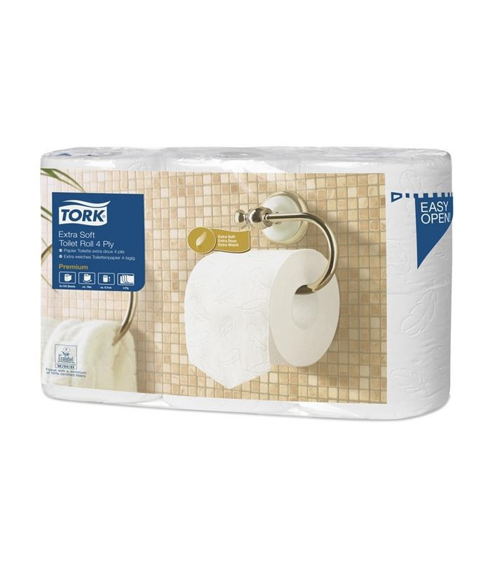 Toaletní papír Tork Premium - T4, 4vrstvý, 6 ks