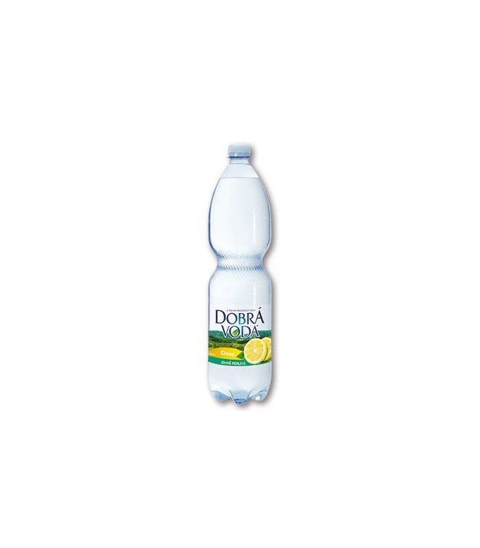 Minerální voda Dobrá voda citrón 1,5 l,bal6ks