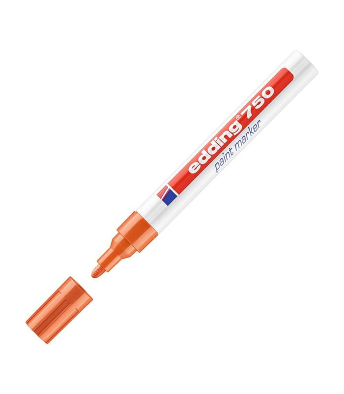 Lakový popisovač edding 750, oranžový