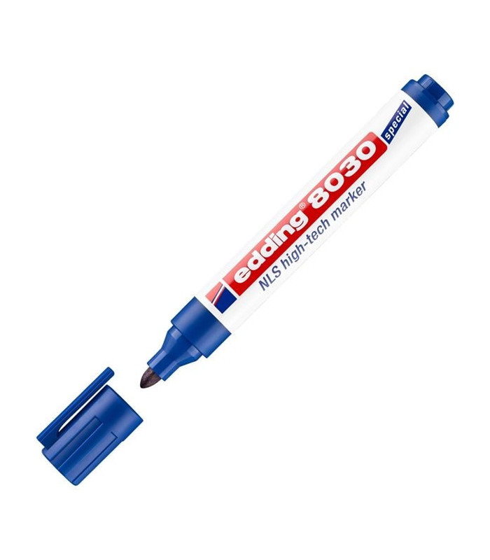 Nízkokorozivní popisovač edding 8030, modrý