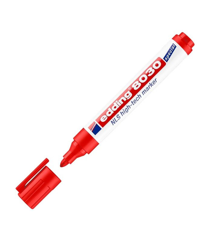 Nízkokorozivní popisovač edding 8030, červený