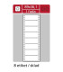 Tabelační etikety S&K Label - jednořadé, 89 x 36,1mm, 4 000 ks