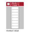 Tabelační etikety S&K Label - jednořadé, 89 x 36,1mm, 4 000 ks