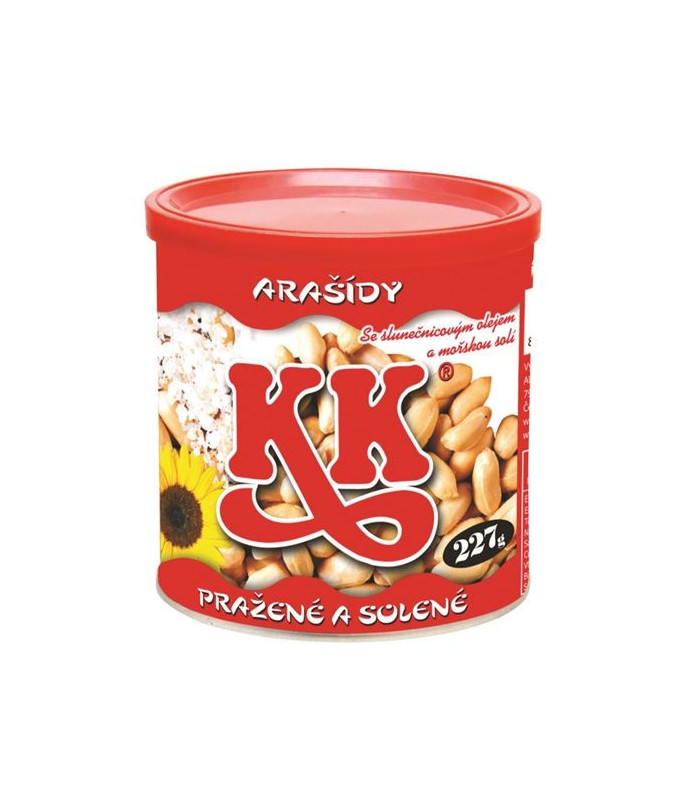 Arašídy KK v plechu, 227 g