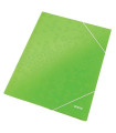 Desky s chlopněmi a gumičkou WOW A4, zelené