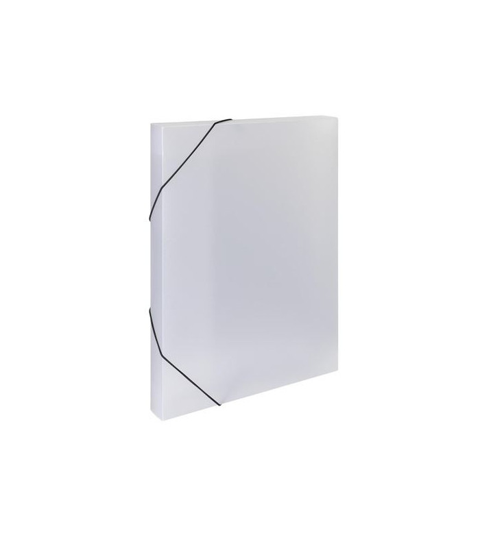 Box na spisy Opaline plastový, gumička A4, čirý