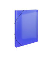 Box na spisy Opaline plastový, gumička A4, modrý