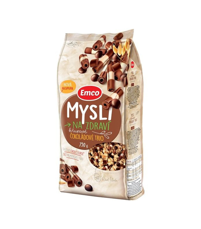 Mysli křupavé čokoládové trio, 750g