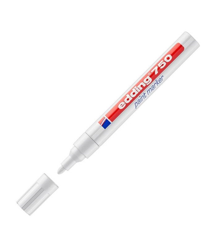 Lakový popisovač edding 750, bílý