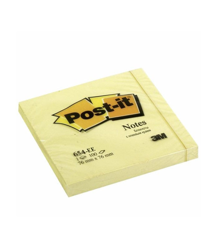 Bloček Post-it, 76 x 76 mm, žlutý