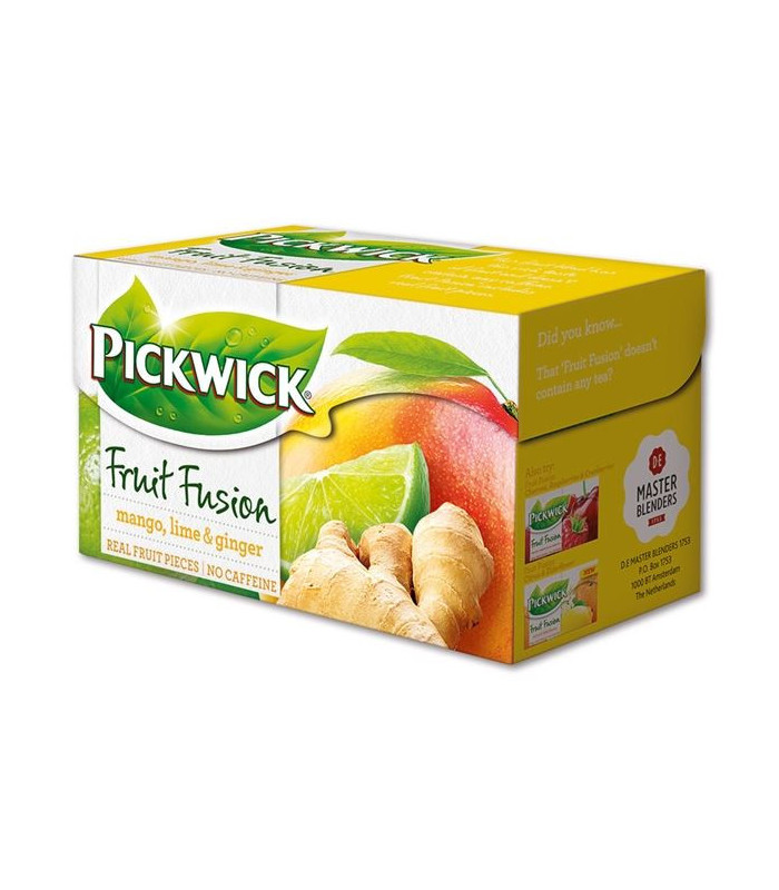 Ovocný čaj Pickwick mango se zázvorem, 20 x 2 g