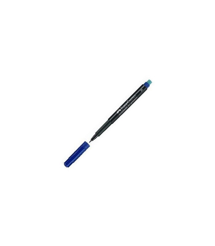 Permanentní popisovač Faber-Castell 1523, modrý