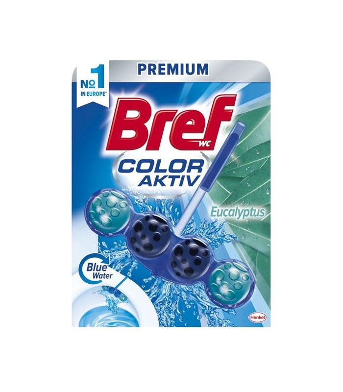 WC blok Bref Color aktiv, eukalyptus, 50g