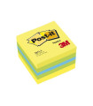 Minibločky Post-it, v kostce, 51 x 51 mm, lemon