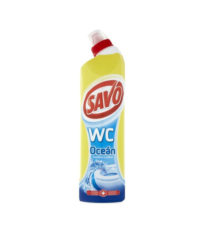 Čisticí WC gel Savo - oceán, 750 ml