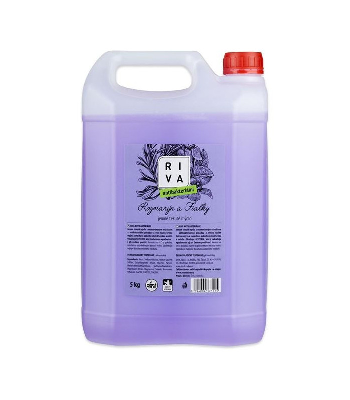 Tekuté mýdlo Riva, antibakteriální, 5 l