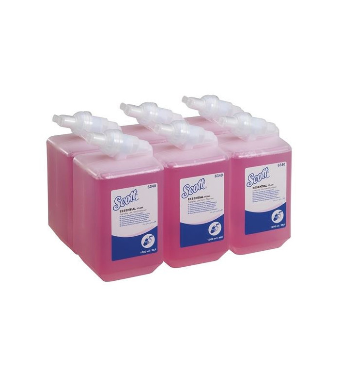 Luxusní pěnové mýdlo KC Scott, růžové, 1000 ml