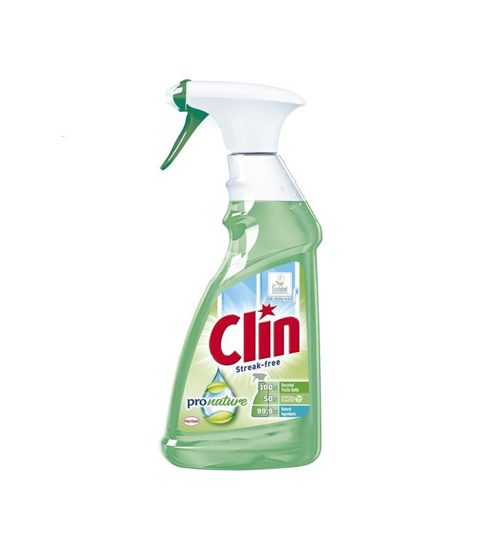 Čisticí prostředek na okna Clin Pro Nature - 500ml