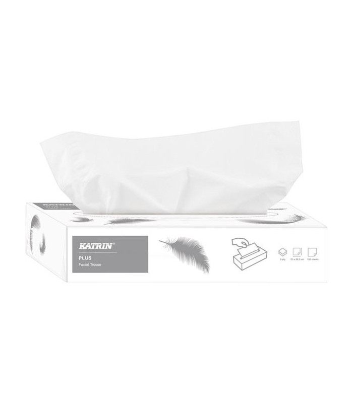 Papírové kapesníky Katrin, 2vr., 100ks