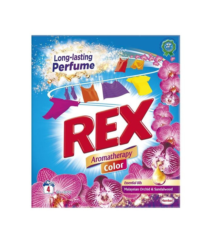 Prací prášek Rex - malaysian orchid, 240 g, 4 prací dávky