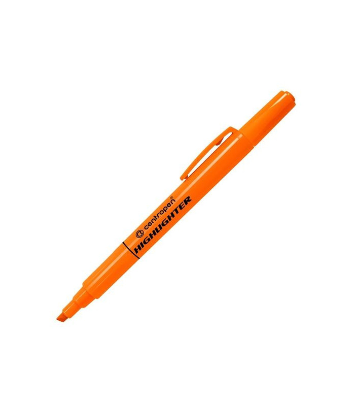 Zvýrazňovač Centropen 8722, oranžový, 1 ks