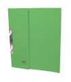 Rychlovazače papírové závěsné - A4, půlená přední strana, zelené, 50 ks
