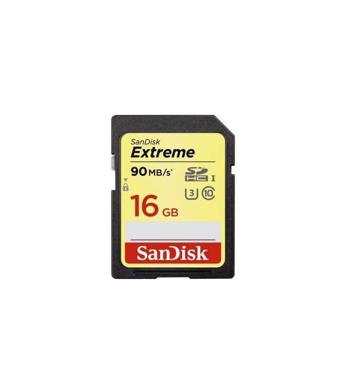 Paměťová karta SanDisk, SDHC, Extreme UHS-I, 16 GB