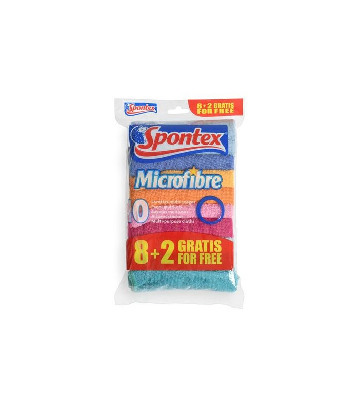 Mikroutěrky Spontex, 8+2