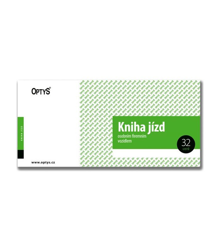 Kniha jízd firemního vozidla DL, 32 listů