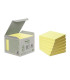 Recyklované bločky Post-it, 76 x 76 mm, žluté