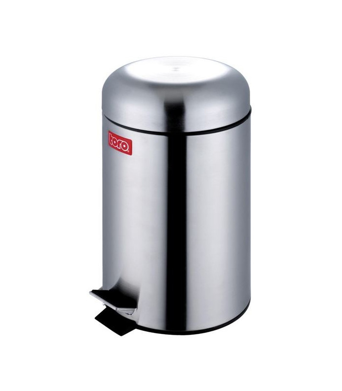 Odpadkový koš Toro nášlapný, nerez, 20 l