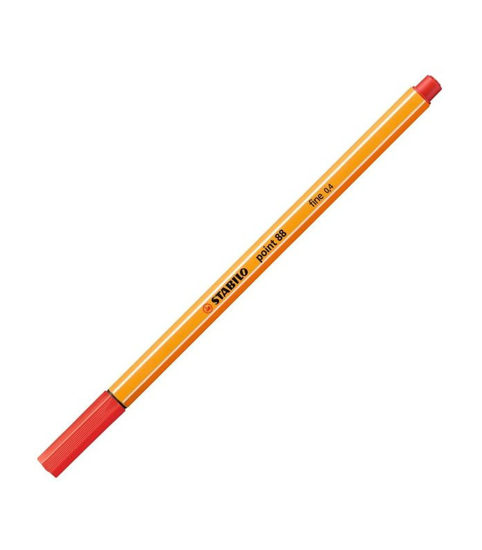 Liner STABILO point 88 - 0,4 mm, červený, ks