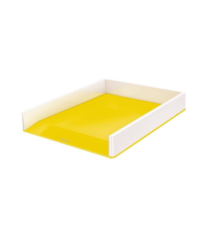 Zásuvka Leitz WOW, bílá/žlutá