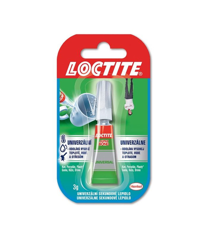 Vteřinové lepidlo Loctite Super Bond, tekuté, 3 g