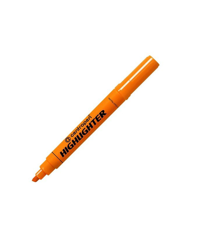 Zvýrazňovač Centropen 8552, oranžový, 10 ks