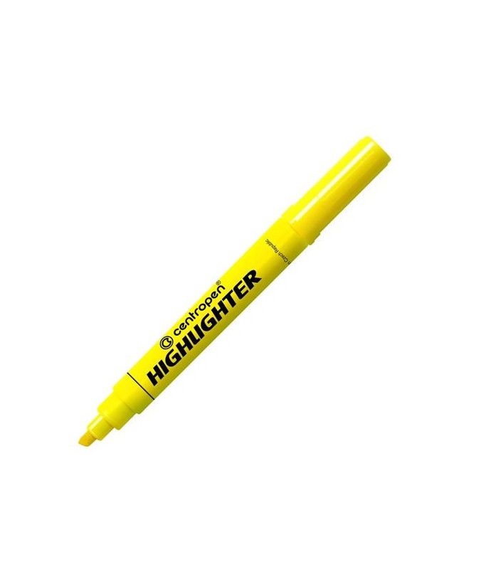 Zvýrazňovač Centropen 8552, žlutý, 1 ks