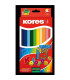 KOLORES Jumbo pastelky 5 mm, s  ořez. / 12 barev