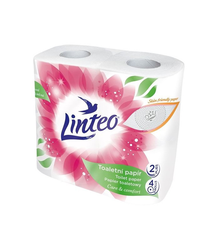 Toaletní papír Linteo Satin, 2vrstvý, 4 role