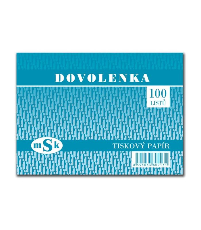 Dovolenka, A6, 100 listů