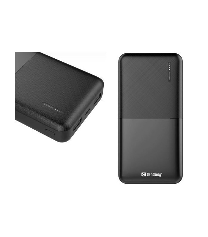 Powerbanka Sandberg Saver 20000 mAh, 2x USB-A