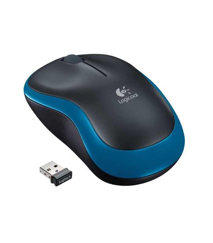 Bezdrátová optická myš Logitech M185, modrá