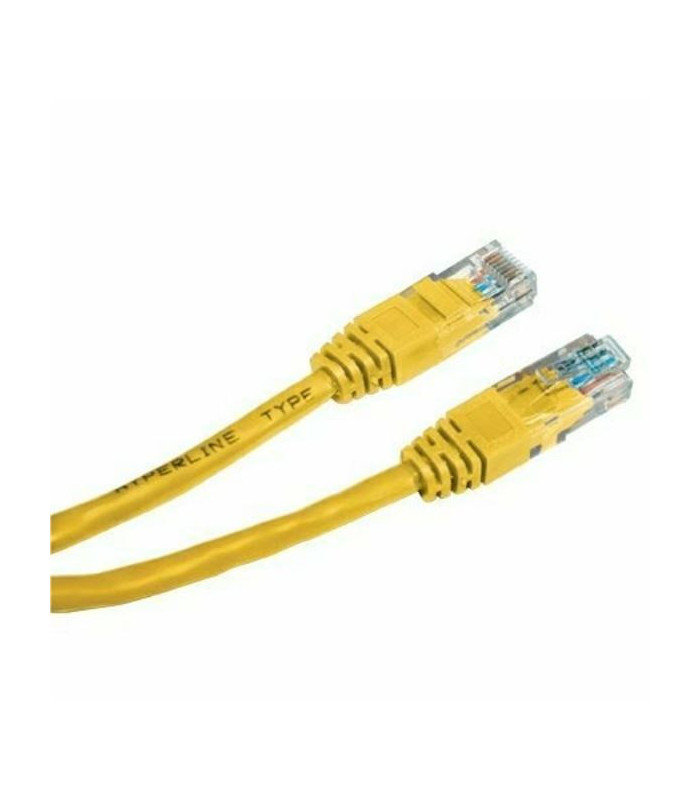 Síťový kabel CAT5 UTP, 5 m, žlutý