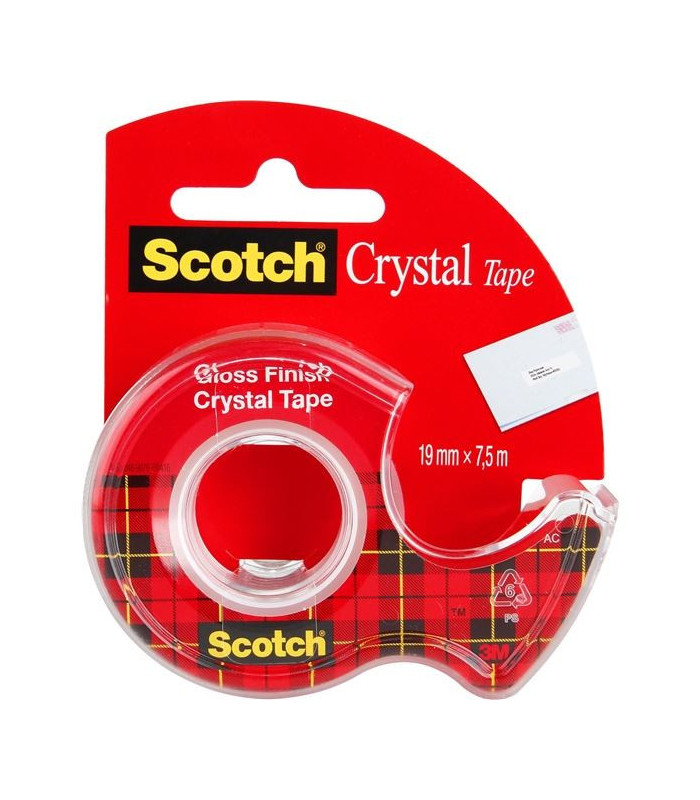 Lepicí páska s odvíječem Scotch Crystal Clear