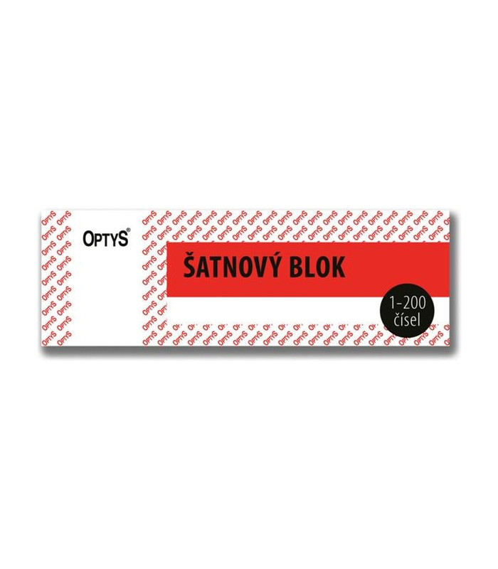 Šatnový blok, červený