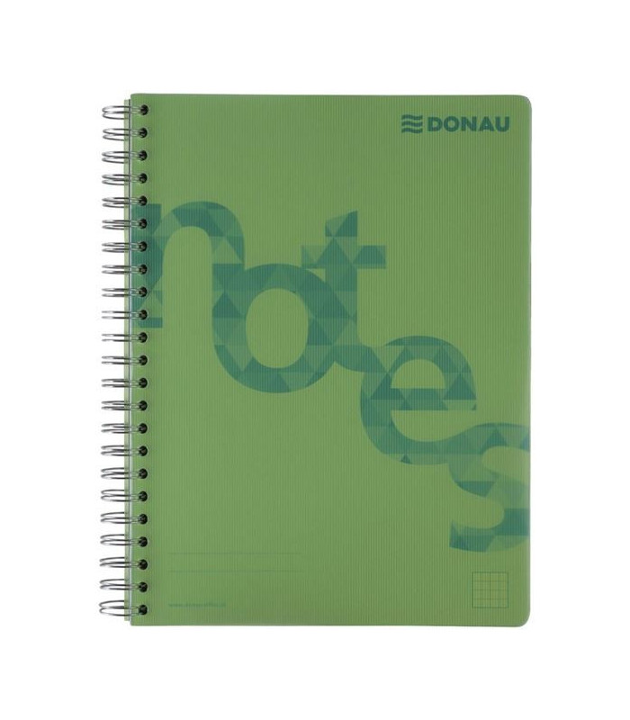 Blok Donau College, A4, čtverečkovaný, zelený